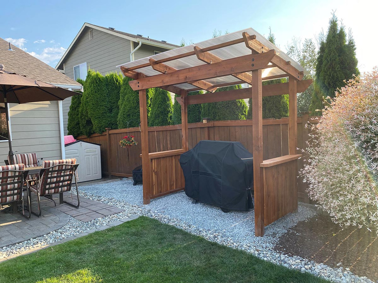 Polycarbonate Store Featured Project: Outdoor Grill Cover - Charley's ...