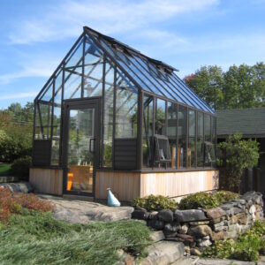 Cape Cod Greenhouse by Cross Country in 10'x14' with Double Glass Glazing