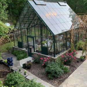 Cape Cod 16'x20' Glass Greenhouse by Cross Country