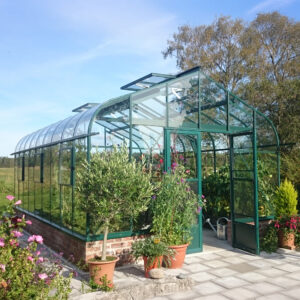 Pacific Greenhouse by Cross Country in 12'x18' size with Glass Glazing