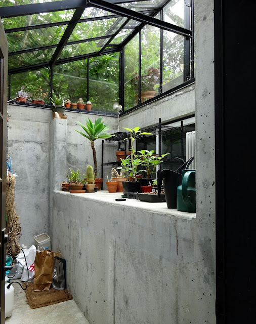 Walipini underground greenhouse side