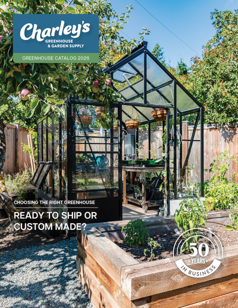 Charley's Greenhouse & Garden Supply 2026 Greenhouse Catalog Cover